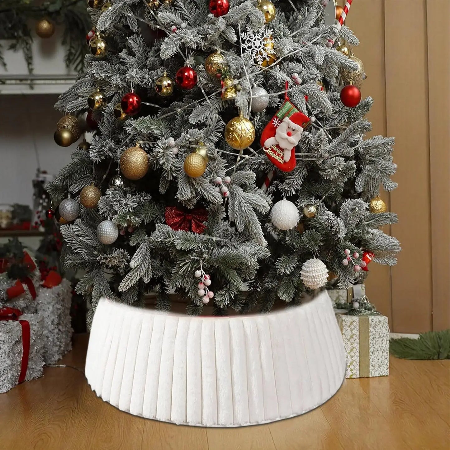 Rustic Christmas Tree Collar