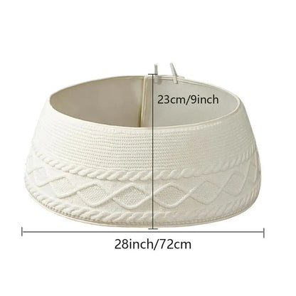 Rustic - Knitted Christmas Tree Collar