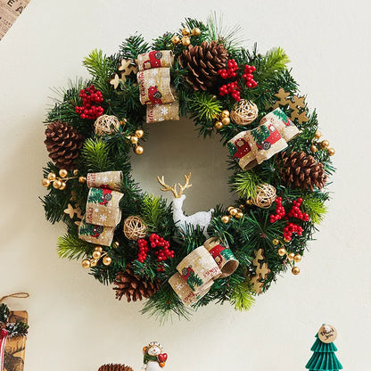 Christmas wreath decoration