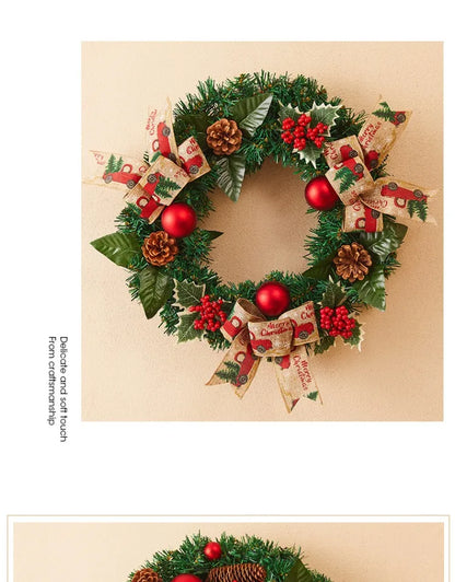 Christmas Decorations Creative Wreath Ornaments Scenic