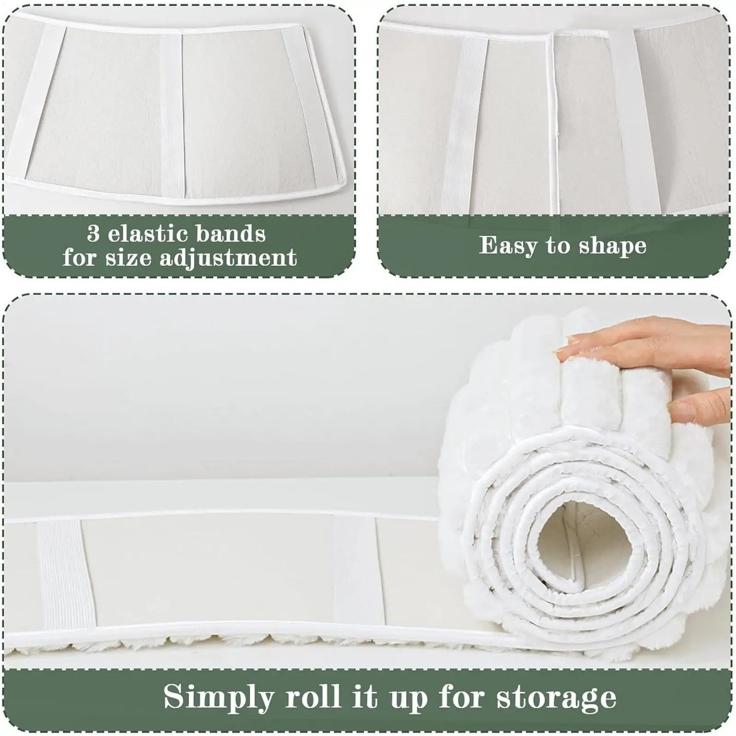 Rustic Christmas Tree Collar