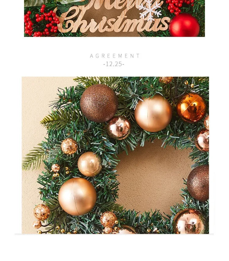 Christmas Decorations Creative Wreath Ornaments Scenic