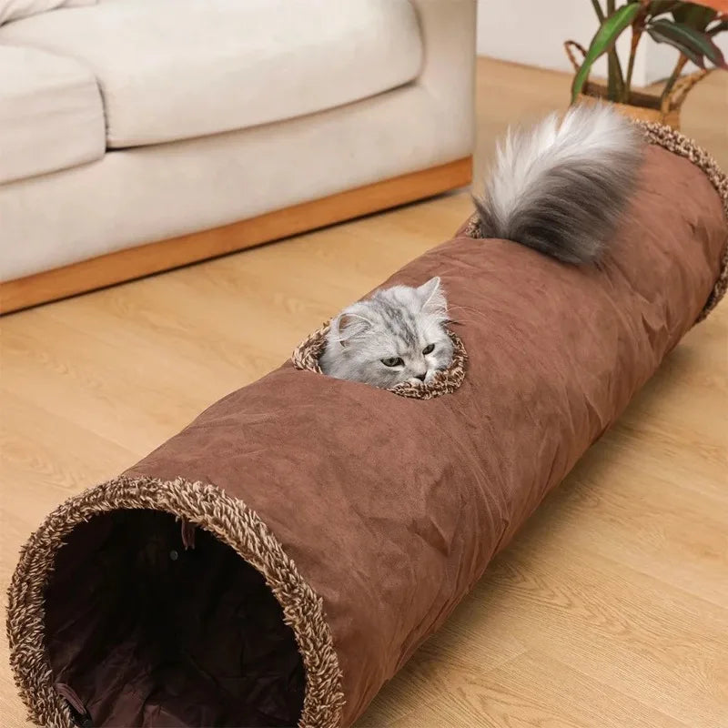 Straight Foldable Large Cat Tunnel