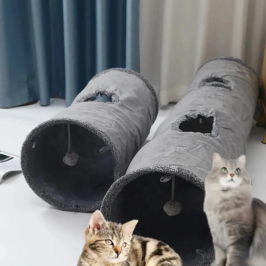 Straight Foldable Large Cat Tunnel