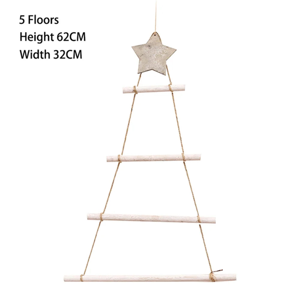 Christmas Nature Wood Branches Hanging Ornaments