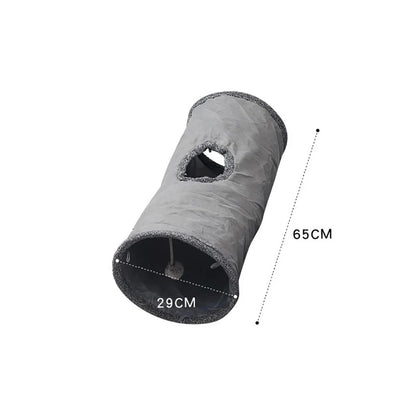 Straight Foldable Large Cat Tunnel