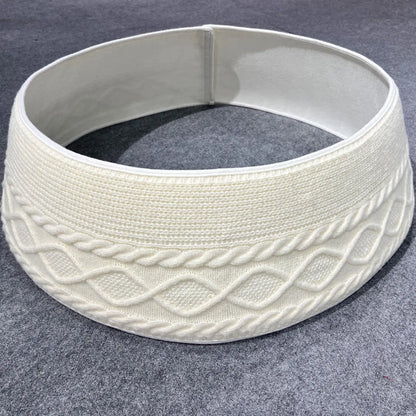 Rustic - Knitted Christmas Tree Collar