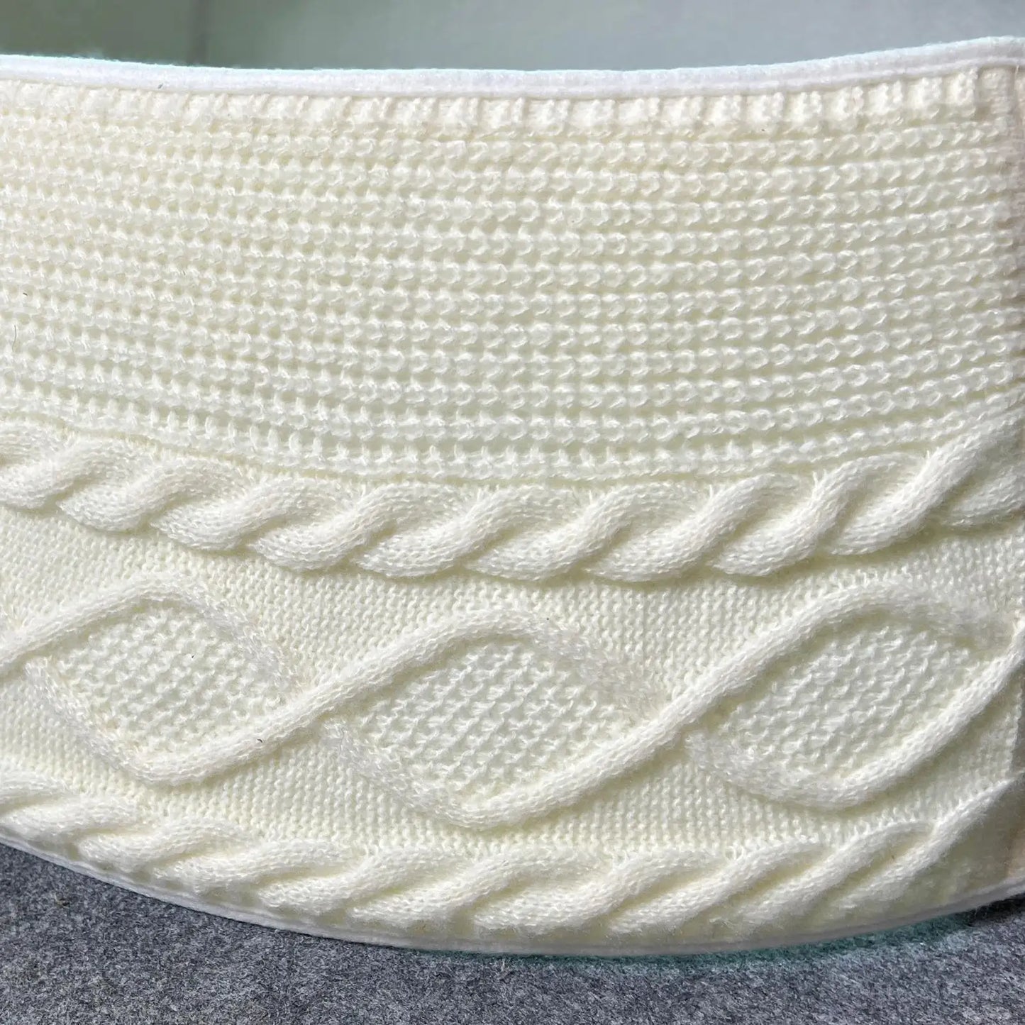 Rustic - Knitted Christmas Tree Collar