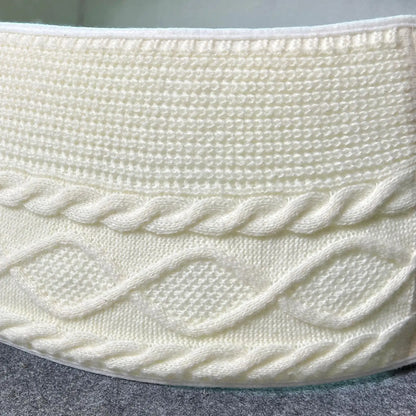 Rustic - Knitted Christmas Tree Collar