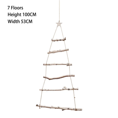 Christmas Nature Wood Branches Hanging Ornaments