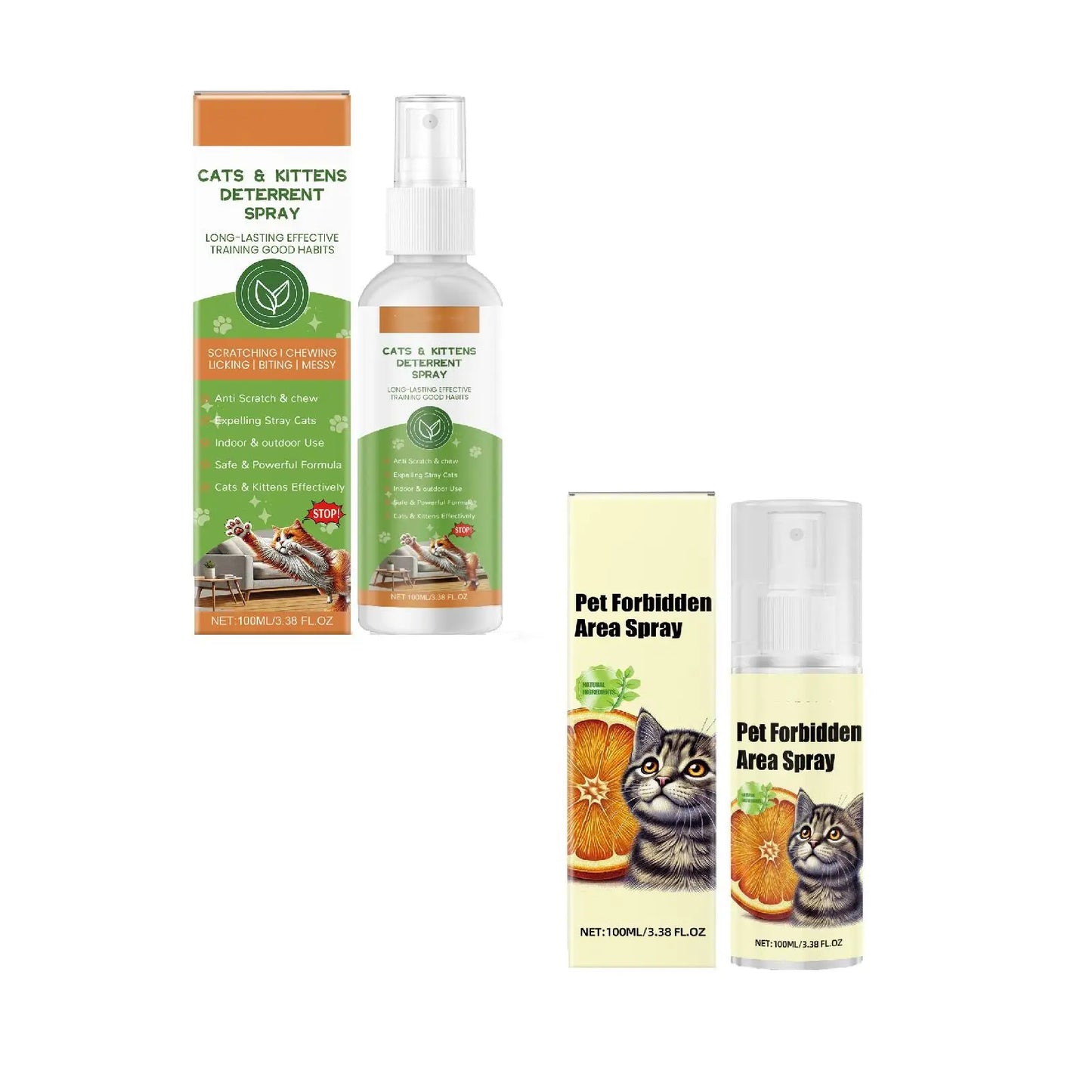 100ML Cat Deterrent Spray, Cat Spray Anti-Scratch