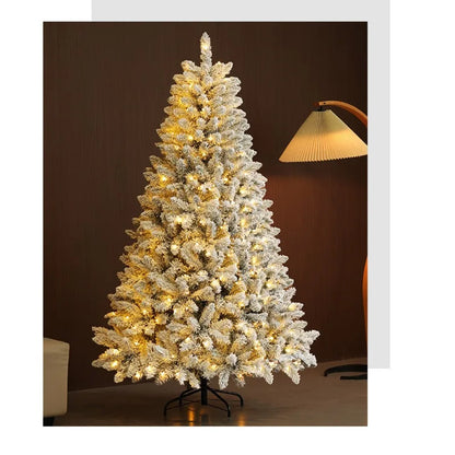 Indoor Entrance Snow-embedded Plush Christmas Tree Ornament