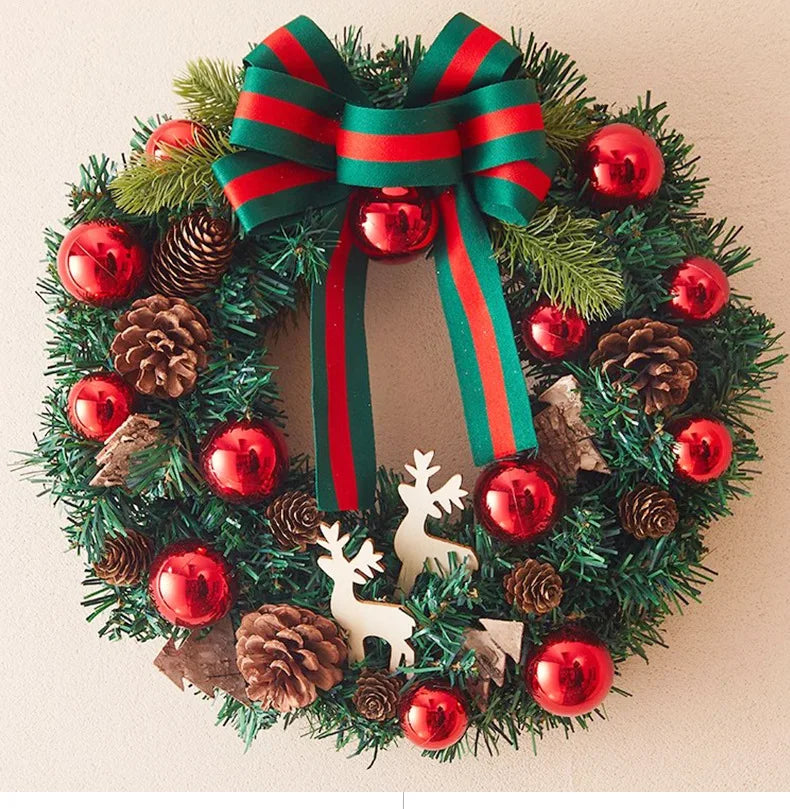 Christmas wreath decoration