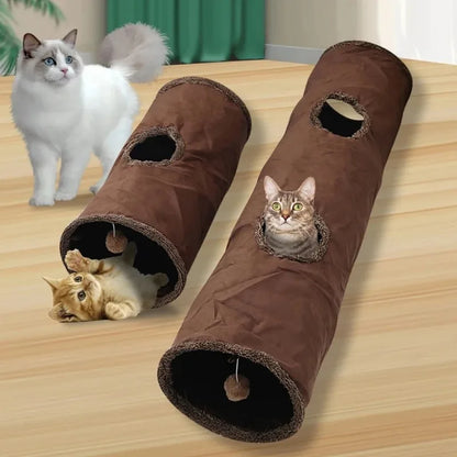 Straight Foldable Large Cat Tunnel
