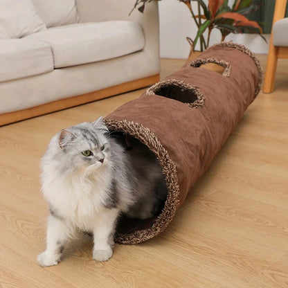 Straight Foldable Large Cat Tunnel