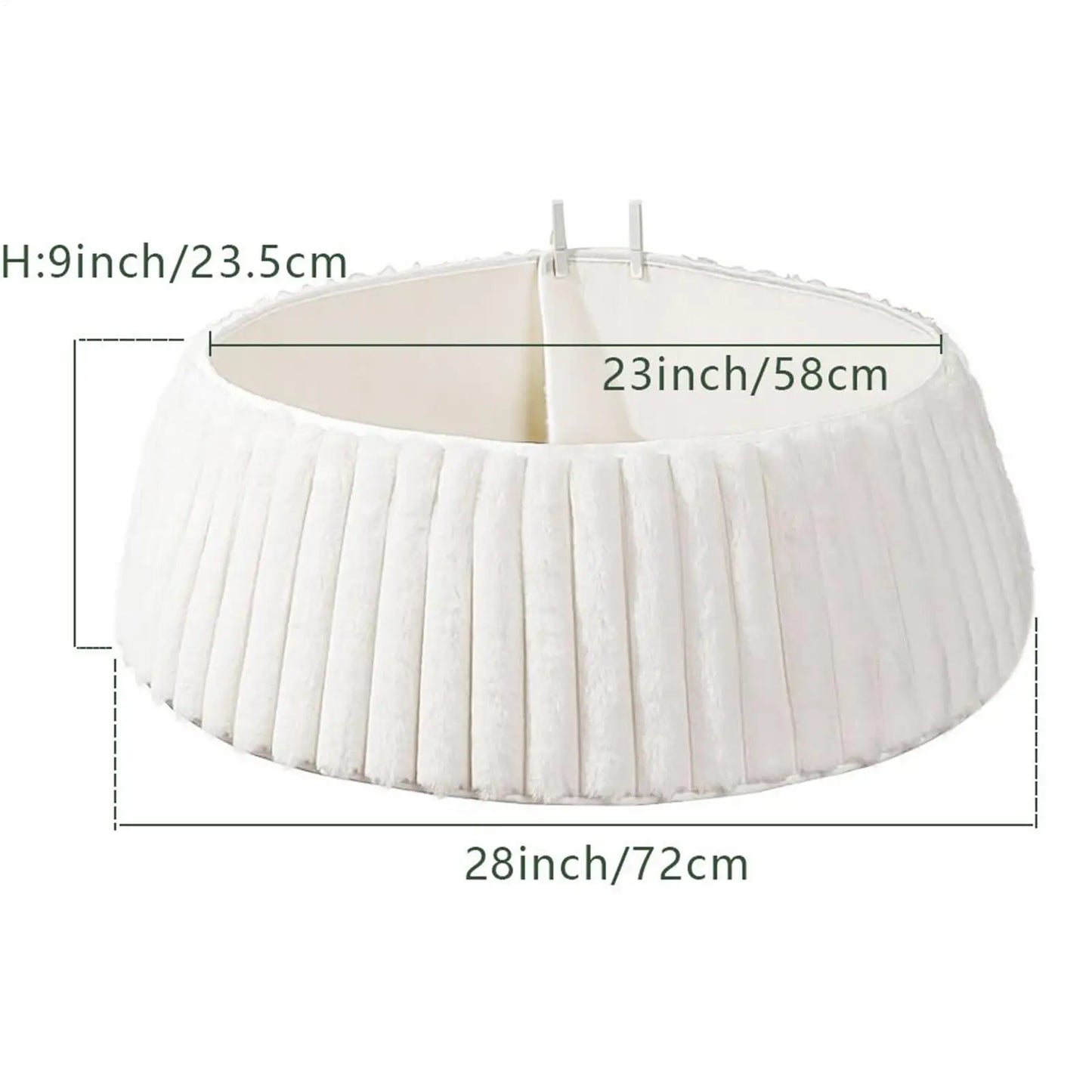 Rustic Christmas Tree Collar