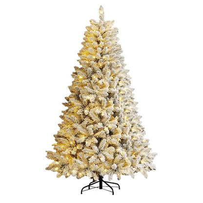 Indoor Entrance Snow-embedded Plush Christmas Tree Ornament