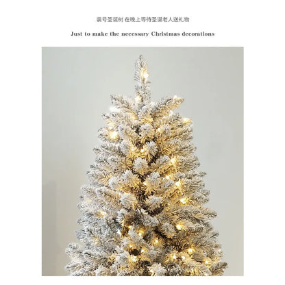 Indoor Entrance Snow-embedded Plush Christmas Tree Ornament